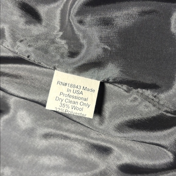 Emil Rutenberg vintage wool tweed tan cropped three button blazer women’s 6 - Picture 11 of 15